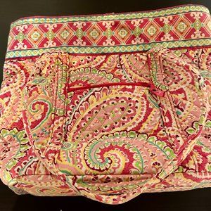 Large Vera Bradley Capri Melon Tote Bag